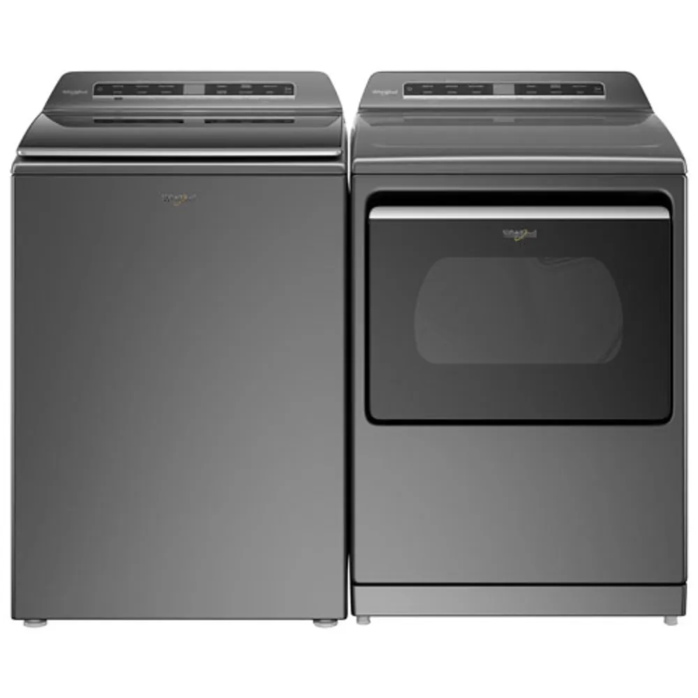 Whirlpool 6.0 Cu. Ft. High Efficiency Top Load Washer (WTW8127LC) - Chrome Shadow