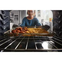 Maytag 30" 5.0 Cu. Ft. Fan Convection 5-Burner Gas Air Fry Range (MGR7700LZ) -Stainless Steel