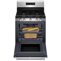 Maytag 30" 5.0 Cu. Ft. Fan Convection 5-Burner Gas Air Fry Range (MGR7700LZ) -Stainless Steel