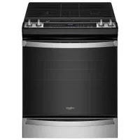 Whirlpool 30" 5.8 Cu Ft True Convection 5-Burner Slide-In Gas Air Fry Range (WEG745H0LZ) -Stainless Steel