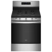 Whirlpool 30" 5.0 Cu. Ft. Self-Clean 5-Burner Gas Air Fry Range (WFG550S0LZ) -Stainless Steel