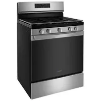 Whirlpool 30" 5.0 Cu. Ft. Self-Clean 5-Burner Gas Air Fry Range (WFG550S0LZ) -Stainless Steel