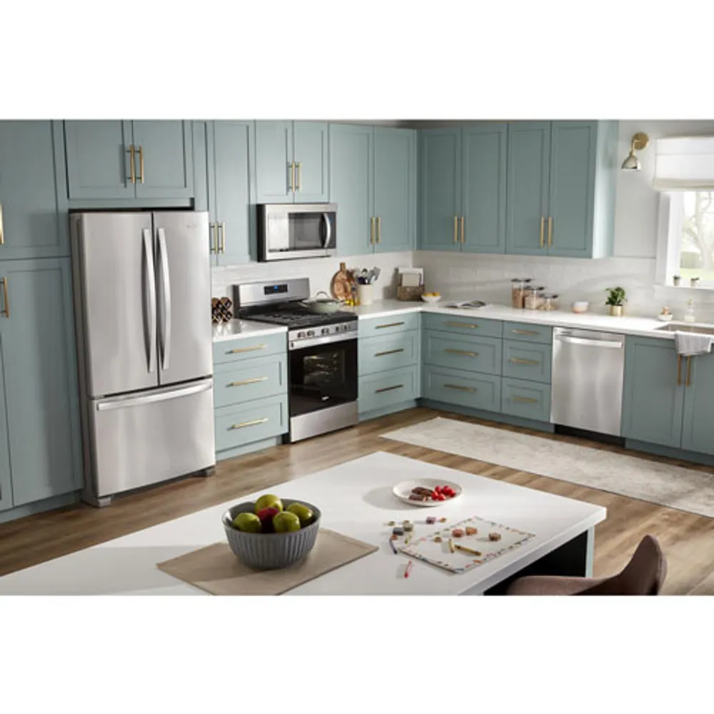 Whirlpool 30" 5.0 Cu. Ft. Self-Clean 5-Burner Gas Air Fry Range (WFG550S0LZ) -Stainless Steel