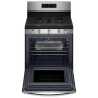 Whirlpool 30" 5.0 Cu. Ft. Self-Clean 5-Burner Gas Air Fry Range (WFG550S0LZ) -Stainless Steel