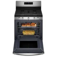 Whirlpool 30" 5.0 Cu. Ft. Self-Clean 5-Burner Gas Air Fry Range (WFG550S0LZ) -Stainless Steel