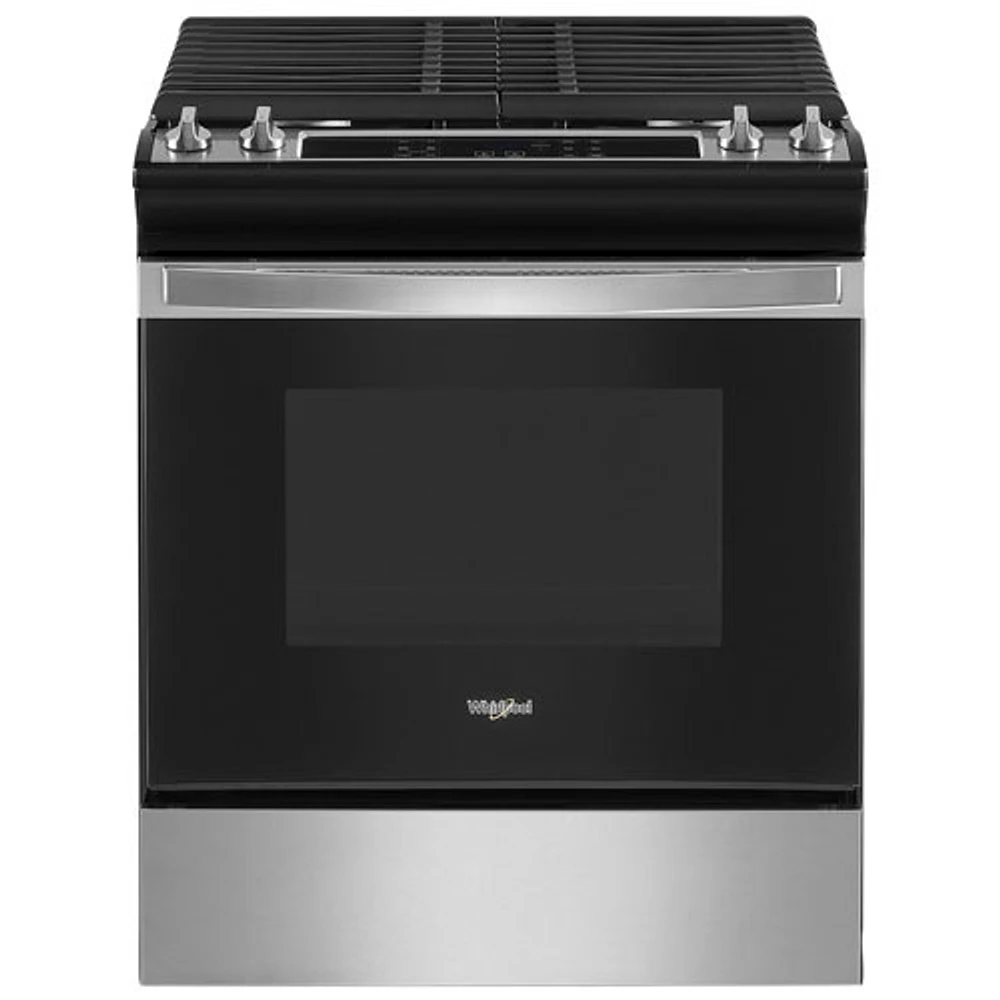 Cuisinière au gaz encastrable à four autonettoyant 5 pi³ 30 po de Whirlpool (WEG515S0LS) - Inox