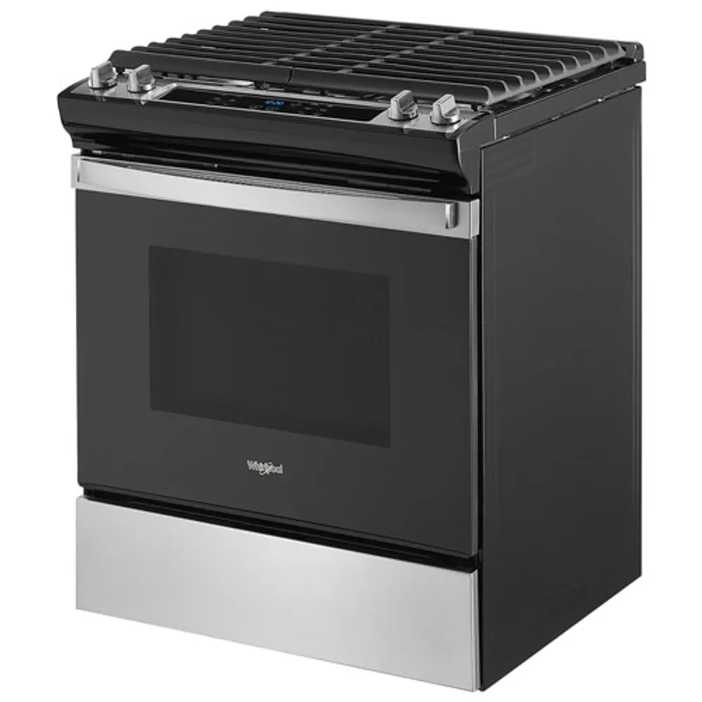 Cuisinière au gaz encastrable à four autonettoyant 5 pi³ 30 po de Whirlpool (WEG515S0LS) - Inox