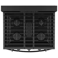 Whirlpool 30" 5.0 Cu. Ft. Self-Clean 5-Burner Freestanding Gas Air Fry Range (WFG550S0LB) -Black