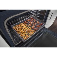 Maytag 30" 5.3 Cu. Ft. Self-Clean 5-Element Freestanding Electric Air Fry Range (YMER7700LZ) - Stainless