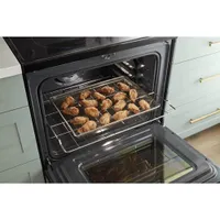 Whirlpool 30" 6.4 Cu. Ft. True Convection 5-Element Slide-In Electric Air Fry Range (YWEE745H0LZ) - Stainless Steel