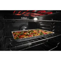 Whirlpool 30" 6.4 Cu. Ft. True Convection 5-Element Slide-In Electric Air Fry Range (YWEE745H0LZ) - Stainless Steel