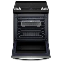 Whirlpool 30" 6.4 Cu. Ft. True Convection 5-Element Slide-In Electric Air Fry Range (YWEE745H0LZ) - Stainless Steel