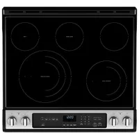 Whirlpool 30" 6.4 Cu. Ft. True Convection 5-Element Slide-In Electric Air Fry Range (YWEE745H0LZ) - Stainless Steel