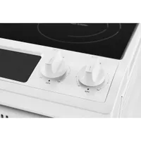 Cuisinière électrique encastrable/four autonettoyant 4,8 pi³ 30 po de Whirlpool (YWEE515S0LW)-Blanc