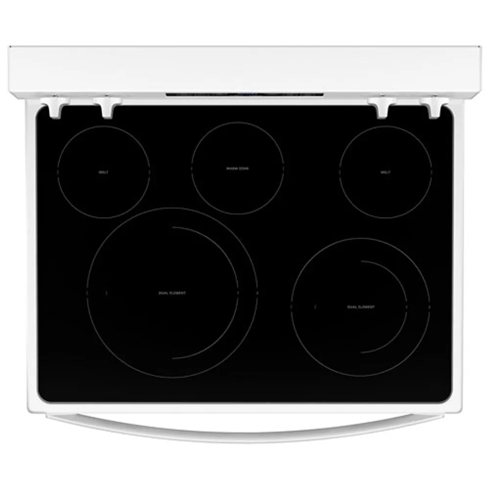 Whirlpool 30" 5.3 Cu. Ft. Fan Convection 5-Element Freestanding Electric Air Fry Range (YWFE550S0LW) - White