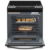 Cuisinière électrique encastrable four autonettoyant 4,8 pi³ 30 po de Whirlpool (YWEE515S0LS) - Inox