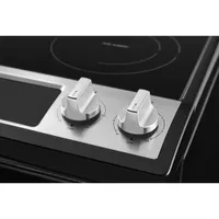 Cuisinière électrique encastrable four autonettoyant 4,8 pi³ 30 po de Whirlpool (YWEE515S0LS) - Inox