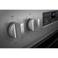 Whirlpool 30" 5.3 Cu. Ft. Fan Convection 5-Element Freestanding Electric Air Fry Range (YWFE550S0LZ) - Stainless Steel