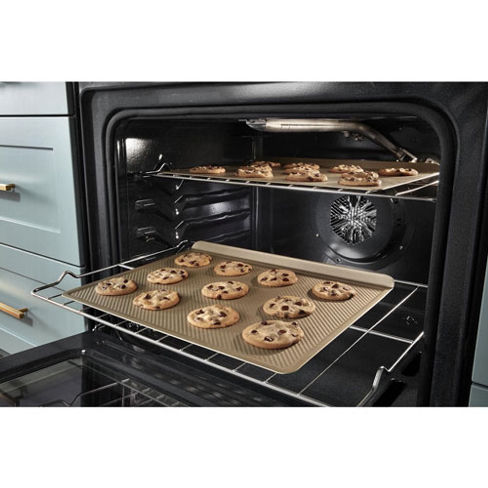 Whirlpool 30" 5.3 Cu. Ft. Fan Convection 5-Element Freestanding Electric Air Fry Range (YWFE550S0LZ) - Stainless Steel