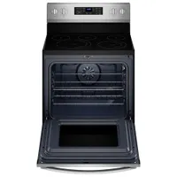 Whirlpool 30" 5.3 Cu. Ft. Fan Convection 5-Element Freestanding Electric Air Fry Range (YWFE550S0LZ) - Stainless Steel