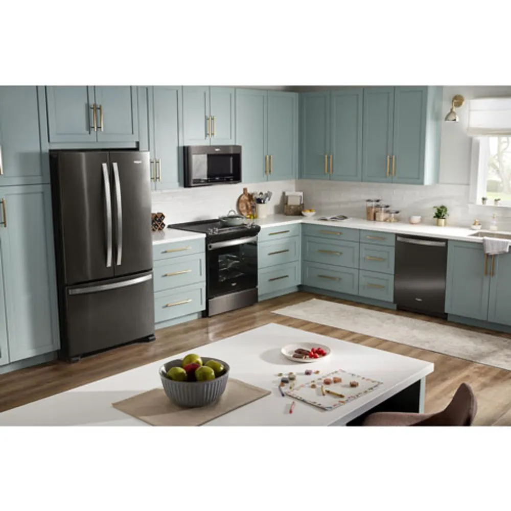 Whirlpool 30" 4.8 Cu. Ft. Self-Clean Slide-In Electric Range (YWEE515S0LV) - Black Stainless