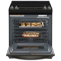 Whirlpool 30" 4.8 Cu. Ft. Self-Clean Slide-In Electric Range (YWEE515S0LV) - Black Stainless