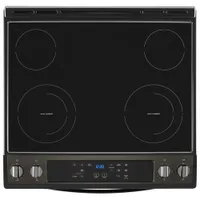 Cuisinière élect. encastrable 30 po four autonett. 30 po 4,8 pi³ Whirlpool (YWEE515S0LB) - Inox noir