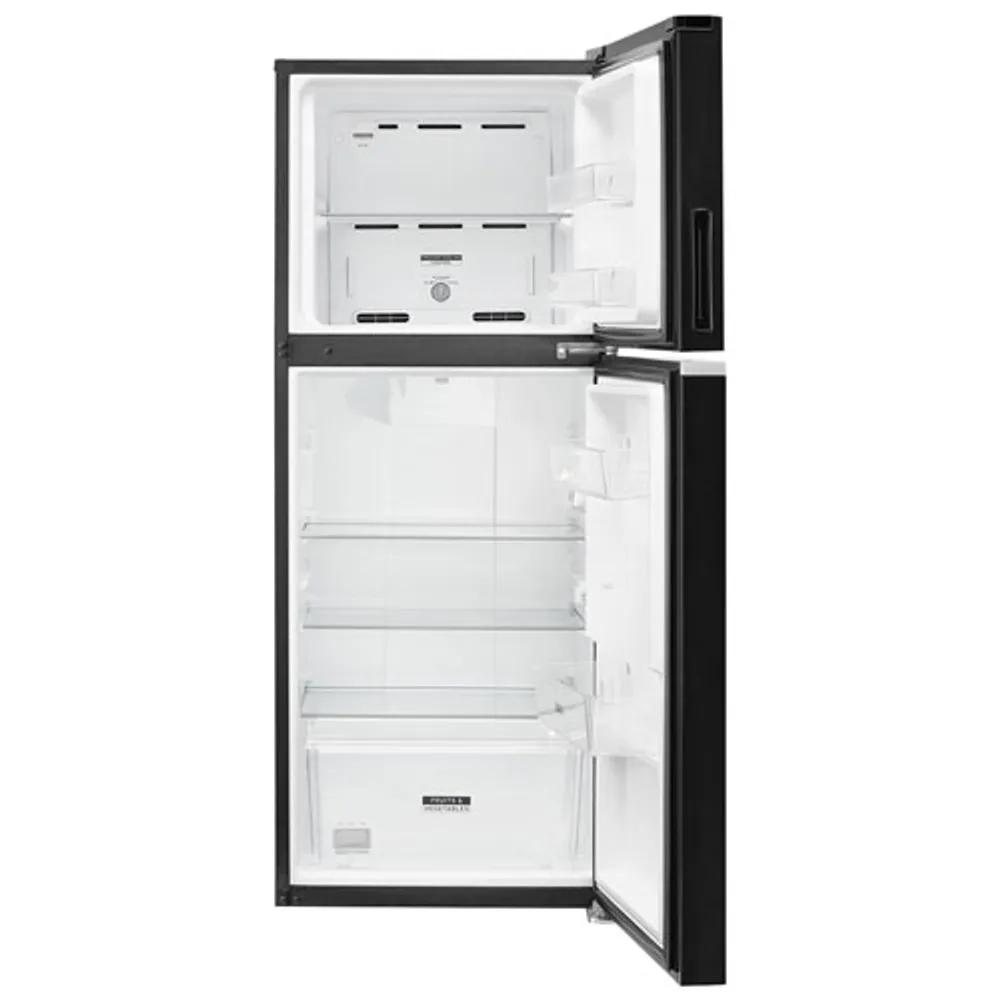 Whirlpool 25" 11.6 Cu. Ft. Top Freezer Refrigerator (WRT112CZJB) - Black