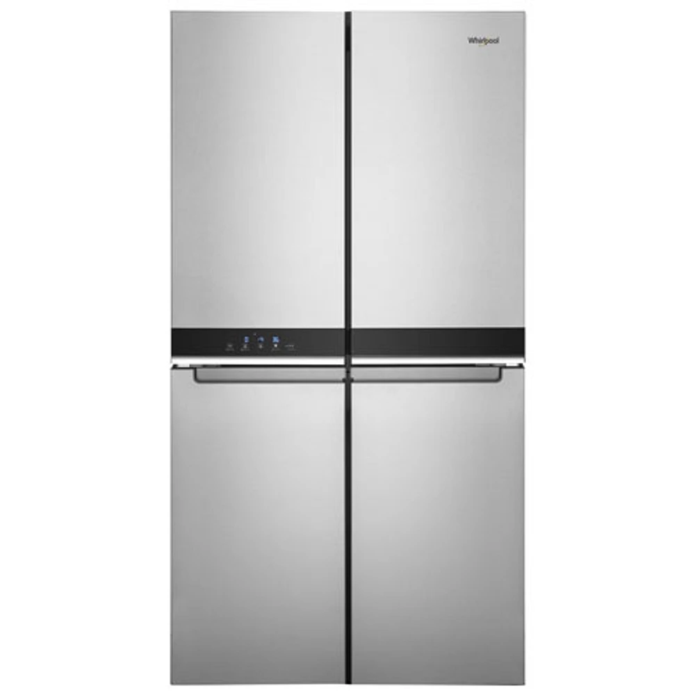 Whirlpool 36" 19.4 Cu. Ft. French Door Counter Depth Refrigerator with Ice Dispenser (WRQA59CNKZ) - Stainless Steel