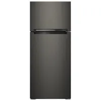 Whirlpool 28" 17.6 Cu. Ft. Top Freezer Refrigerator with LED Lighting (WRT518SZKV) - Black Stainless