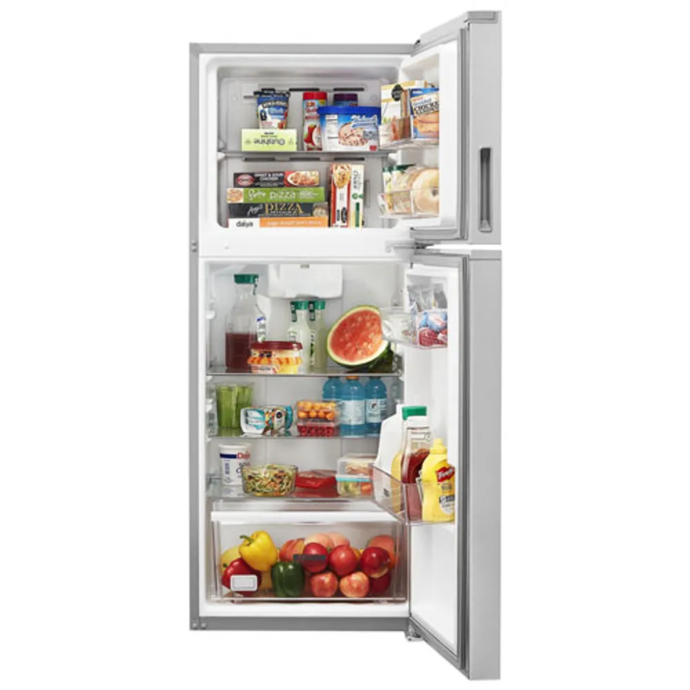 Whirlpool 25" 11.6 Cu. Ft. Top Freezer Refrigerator (WRT112CZJZ) - Stainless Steel