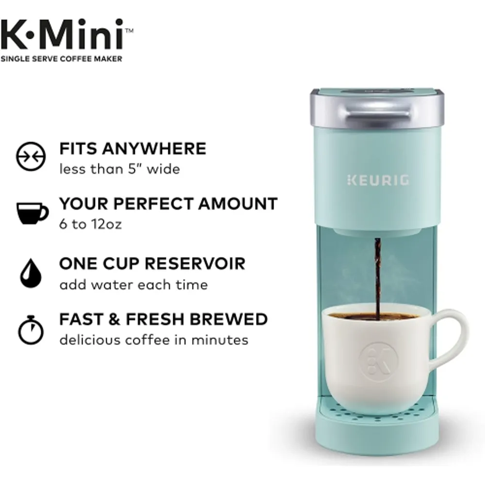 Keurig K-Mini Single Serve K-Cup Pod Coffee Maker, Featuring An Ultra-sleek  Design