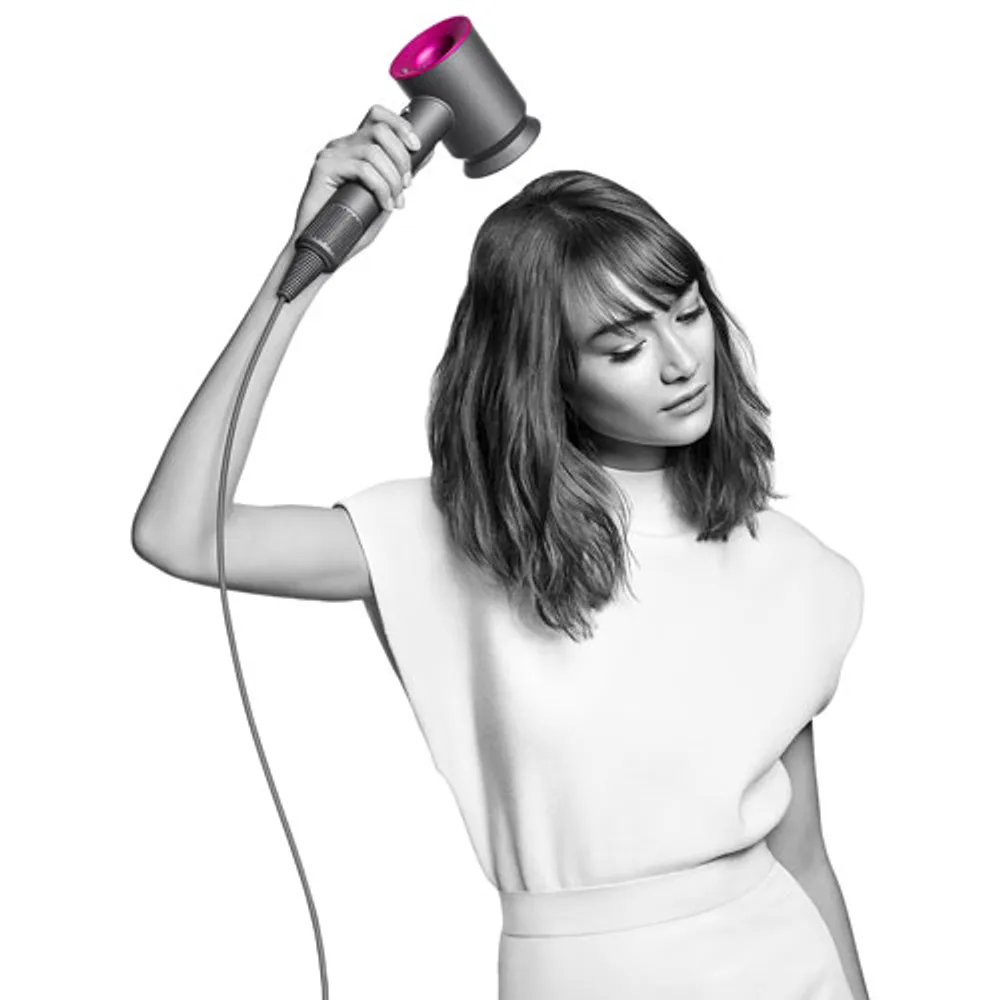 Dyson Supersonic Hair Dryer - Iron/Fuchsia