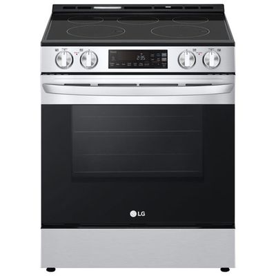 LG 30" 6.3 Cu. Ft. 5-Element Slide-In Electric Range (LSEL6331F) - Stainless Steel