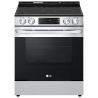 LG 30" 6.3 Cu. Ft. 5-Element Slide-In Electric Range (LSEL6331F) - Stainless Steel