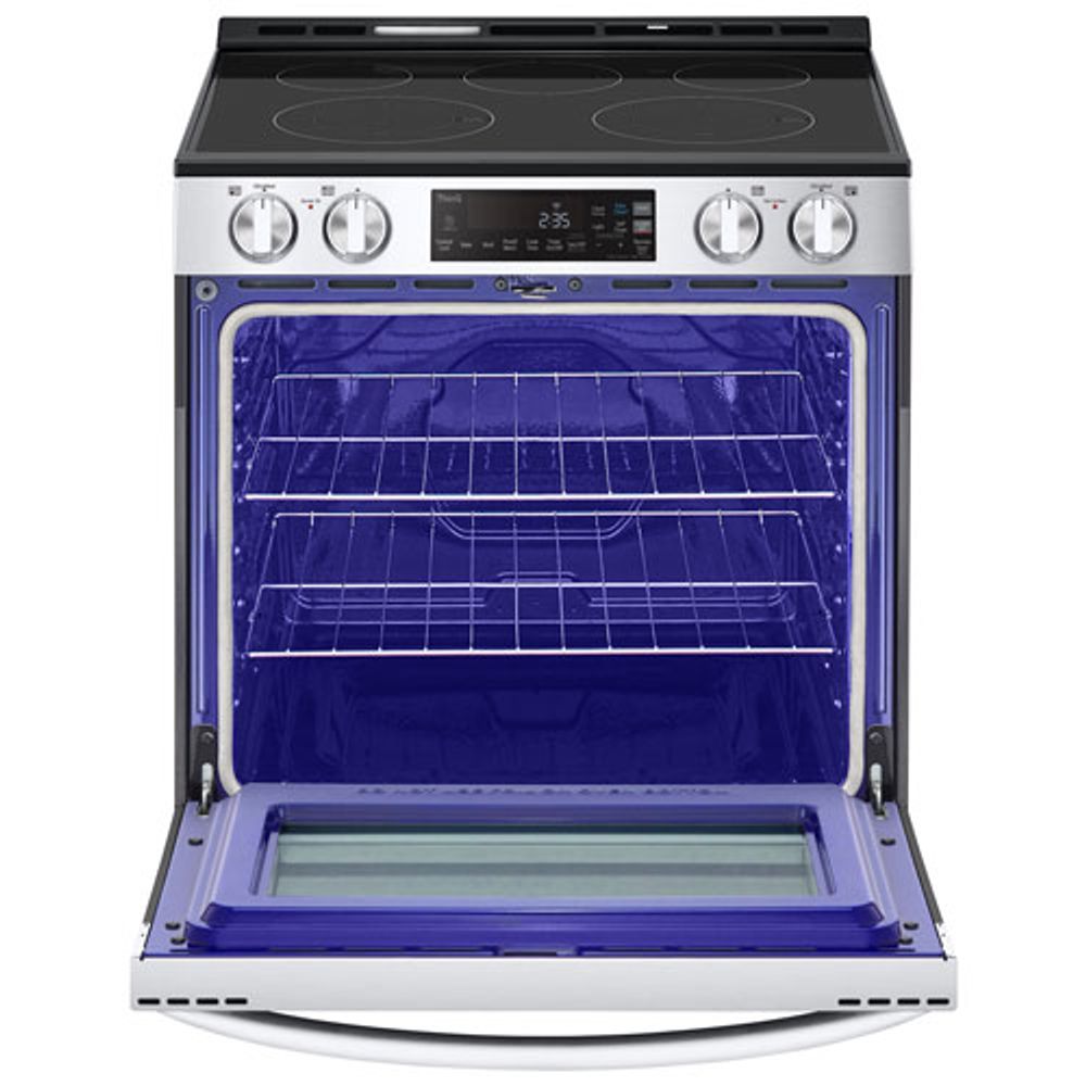 LG 30" 6.3 Cu. Ft. 5-Element Slide-In Electric Range (LSEL6331F) - Stainless Steel