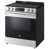 LG 30" 6.3 Cu. Ft. 5-Element Slide-In Electric Range (LSEL6331F) - Stainless Steel