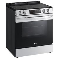 LG 30" 6.3 Cu. Ft. 5-Element Slide-In Electric Range (LSEL6331F) - Stainless Steel