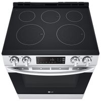 LG 30" 6.3 Cu. Ft. 5-Element Slide-In Electric Range (LSEL6331F) - Stainless Steel