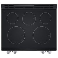 LG 30" 6.3 Cu. Ft. 5-Element Slide-In Electric Range (LSEL6331F) - Stainless Steel