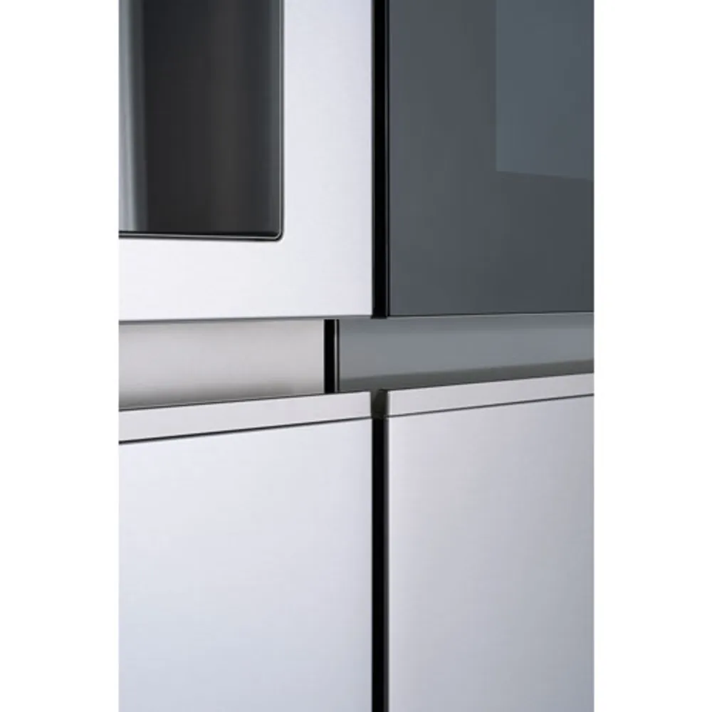 LG 36" 27.1 Cu. Ft. Side-by-Side Refrigerator with Water & Ice Dispenser (LRSOS2706S) - Stainless Steel