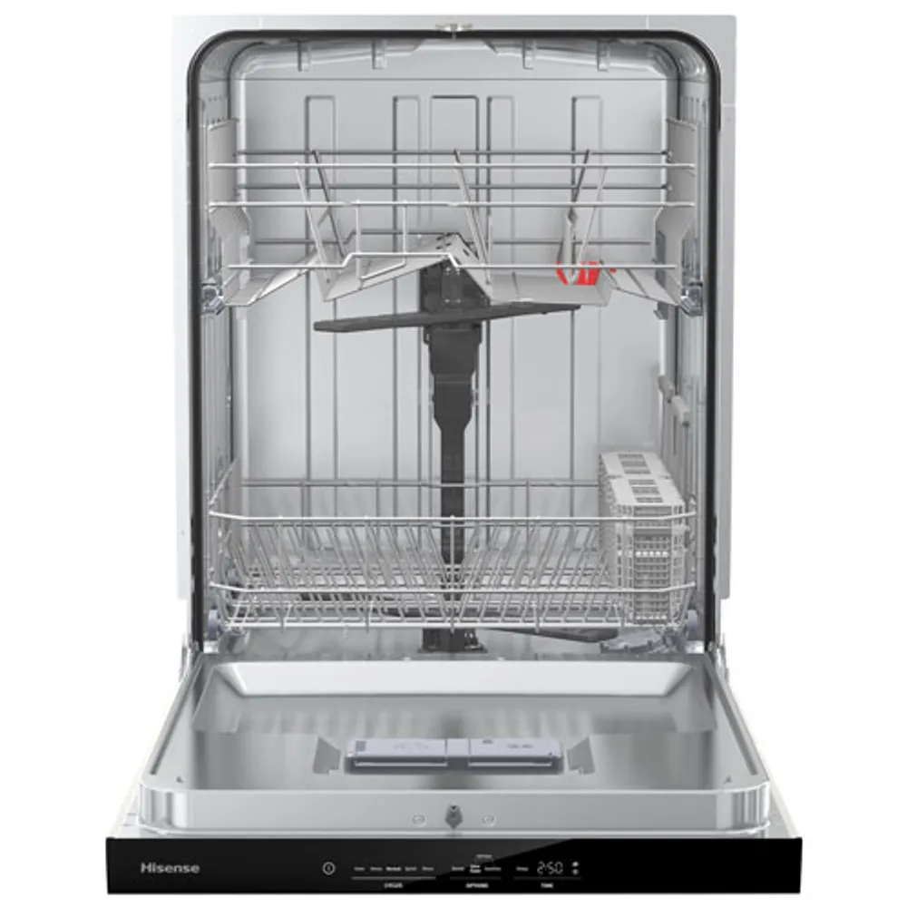 Hisense 24" 47dB Built-In Dishwasher with Stainless Steel Tub (HUI6220XCUS) - Stainless Steel