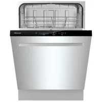 Hisense 24" 47dB Built-In Dishwasher with Stainless Steel Tub (HUI6220XCUS) - Stainless Steel