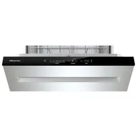 Hisense 24" 47dB Built-In Dishwasher with Stainless Steel Tub (HUI6220XCUS) - Stainless Steel