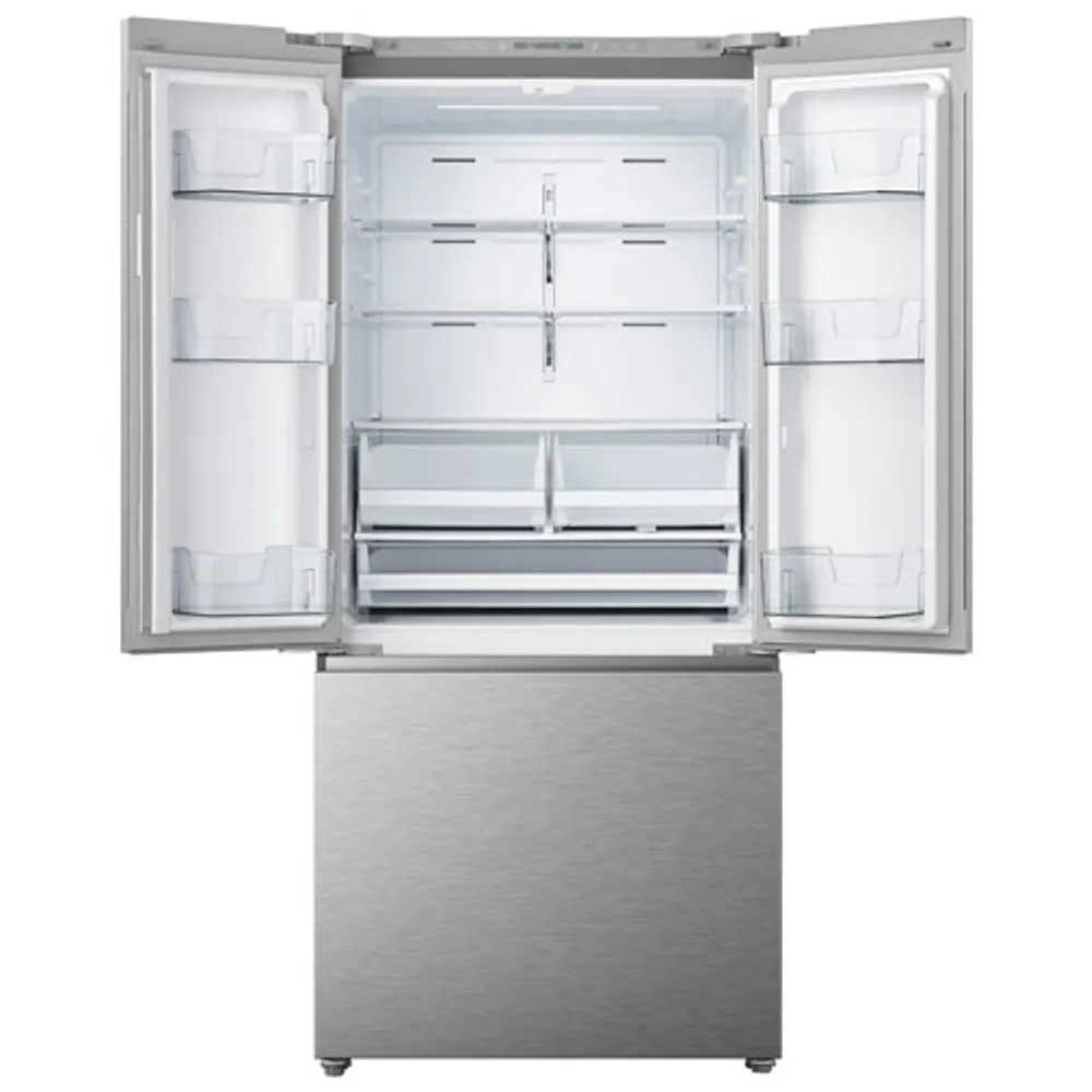 Hisense 30" 20.8 Cu. Ft. French Door Refrigerator (RF210N6ASE) - Stainless Steel