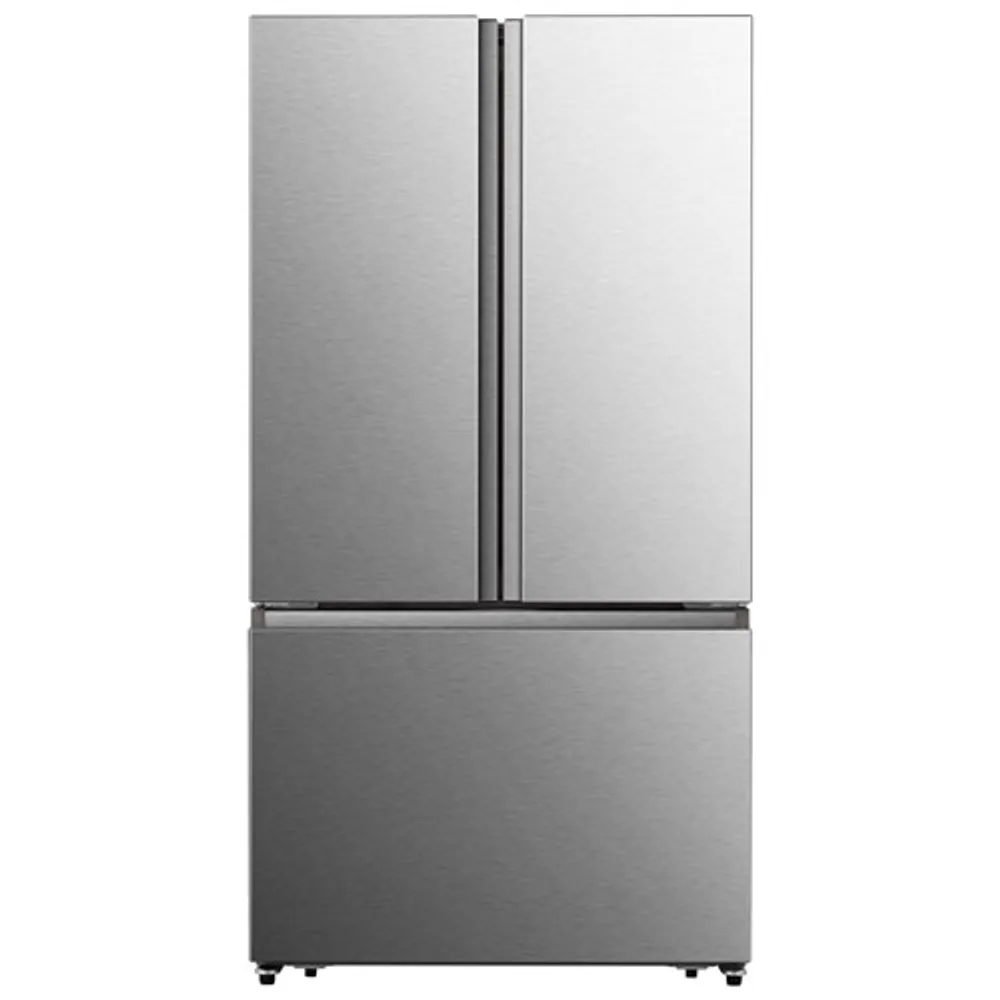 Hisense 36" 26.6 Cu. Ft. French Door Refrigerator with Water Dispenser (RF26N6AFE) - Stainless Steel