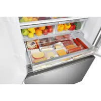 Hisense 36" 26.6 Cu. Ft. French Door Refrigerator with Water Dispenser (RF26N6AFE) - Stainless Steel