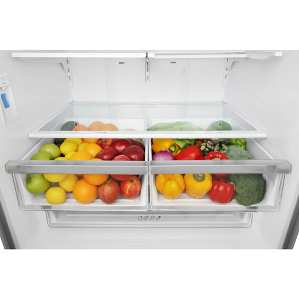 Hisense 36" 26.6 Cu. Ft. French Door Refrigerator with Water Dispenser (RF26N6AFE) - Stainless Steel