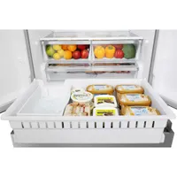 Hisense 36" 26.6 Cu. Ft. French Door Refrigerator with Water Dispenser (RF26N6AFE) - Stainless Steel