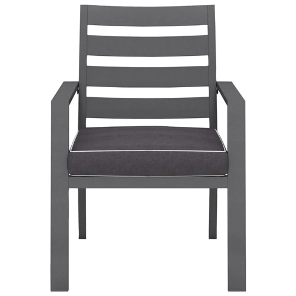 Portofino Powder Coated Aluminum Outdoor Dining Chair - Set of 2